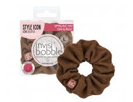 Ozdobna gumka do wosw spiralka Invisibobble Sprunchie Original Woke Up Like This - brzowa