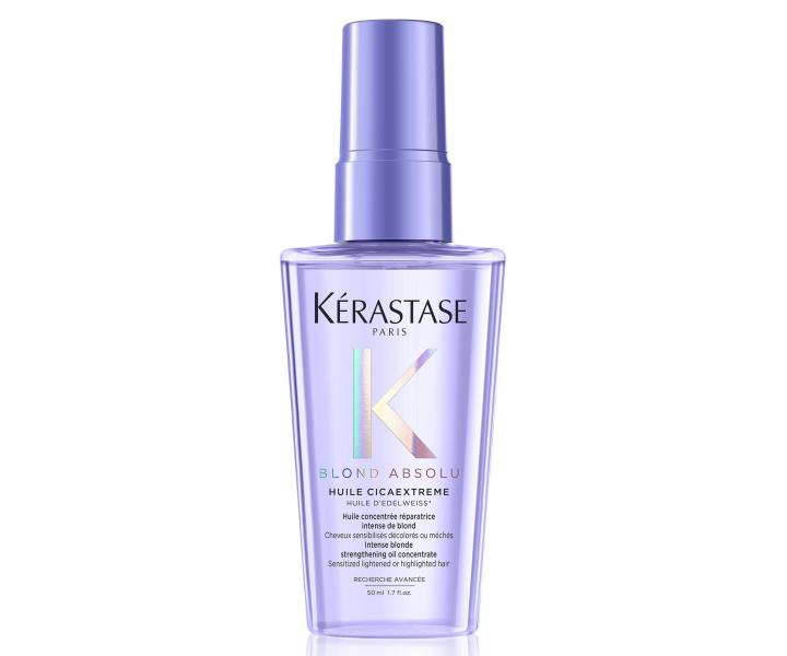 Olejek od�ywczy wzmacniaj�cy do w�os�w blond K�rastase Blond Absolu Huile Cicaextreme - 50 ml