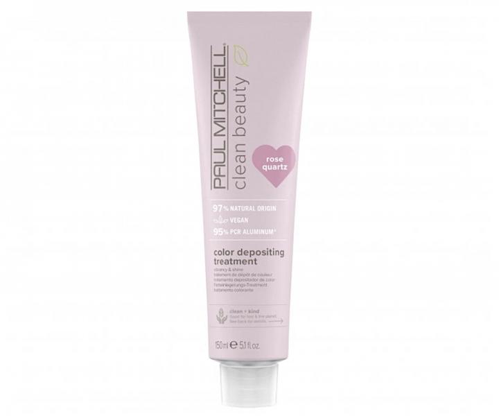 Odywcza maska koloryzujca Paul Mitchell Clean Beauty Color Depositing Treatment - rowa - 150 ml