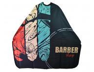 Mska peleryna do strzyenia wosw i brody Eurostil Professional