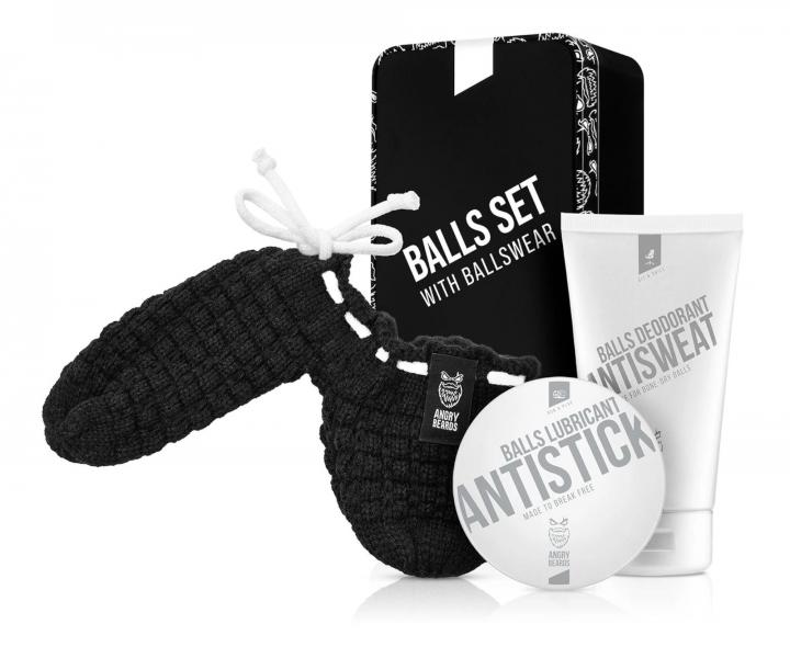 Zestaw upominkowy do pielgnacji okolic intymnych dla mczyzn Angry Beards Balls Set With Ballswear