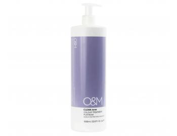 Maska tonuj�ca do w�os�w O&M Clean.tone Colour Treatment Platinum - 1000 ml - platynowa