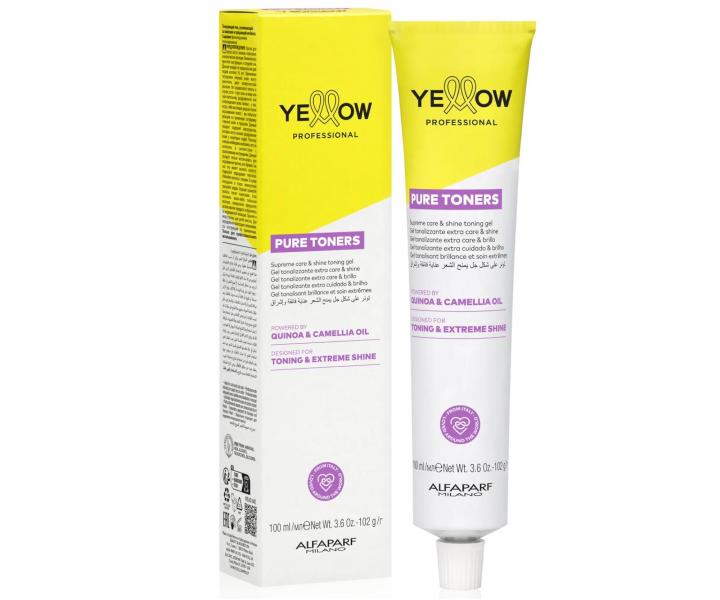 Farba tonuj�ca do w�os�w rozja�nionych w�os�w Yellow Professional Pure Toners 100 ml - odcie� .7 Deep Matte - g��boki matowy