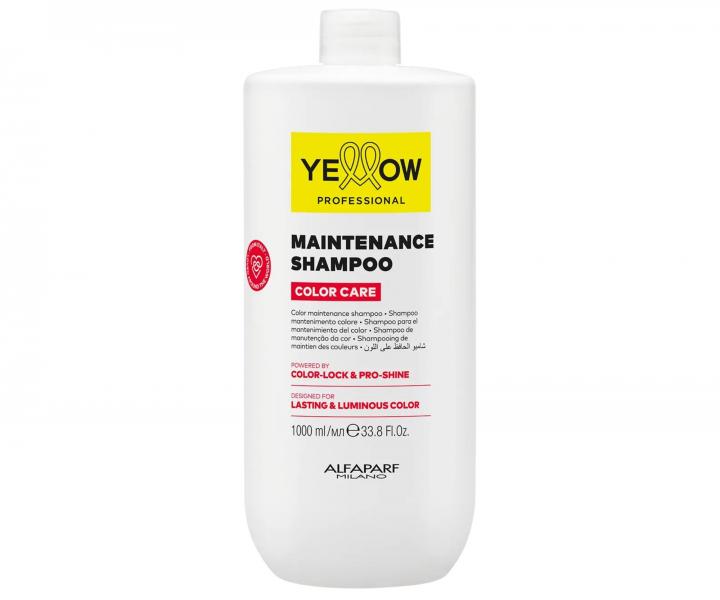 Szampon chroni�cy kolor w�os�w farbowanych Yellow Professional Color Care Maintenance Shampoo - 1000 ml