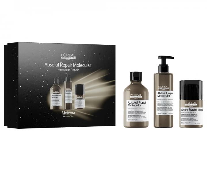 Zestaw upominkowy do wosw zniszczonych Loral Professionnel Serie Expert Absolut Repair Molecular Trio Meteora
