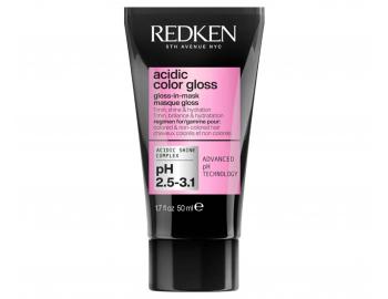 Maska rozja�niaj�ca i nawil�aj�ca do w�os�w farbowanych Redken Acidic Color Gloss Gloss-In-Mask - 50 ml