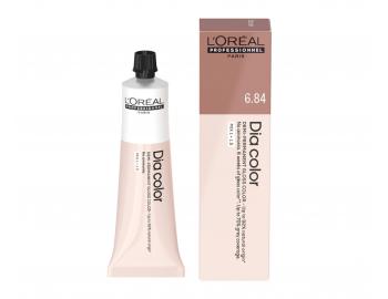 Farba do wosw ton w ton Loral Professionnel Dia color 60 ml - 6.84 ciemny blond mokka miedziany