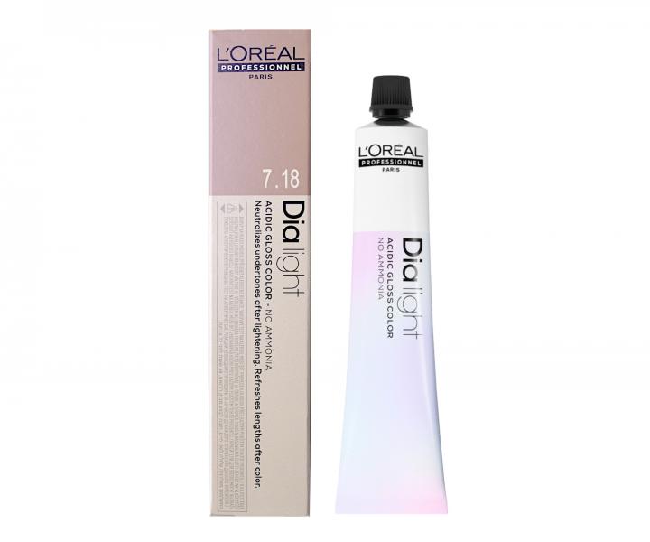 Farba do w�os�w ton w ton Lor�al Dialight 50 ml - 7.18 blond popielaty mokka