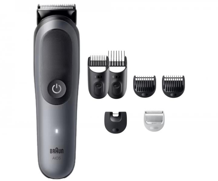 Wielofunkcyjny trymer do wosw, brody i ciaa Braun Series 5 AIO5520 - szary