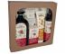 Seria do wosw suchych i zniszczonych Green Pharmacy - zestaw upominkowy  szampon + serum + spray + krem do rk