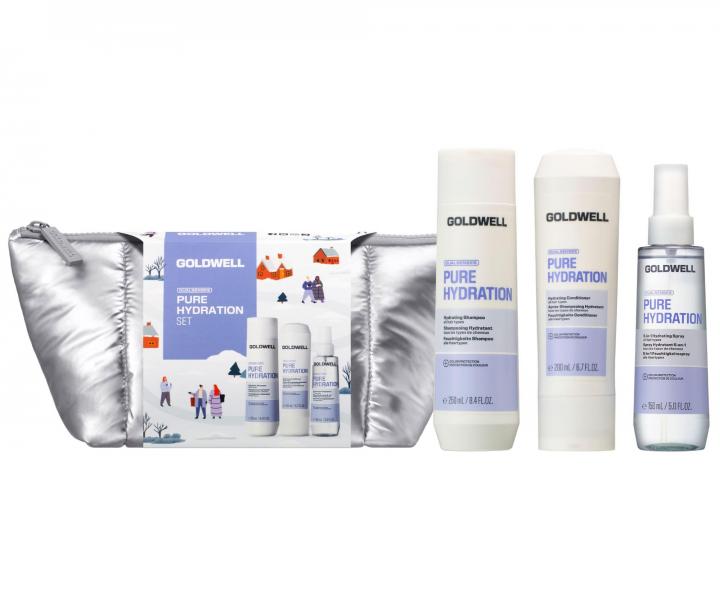 Zestaw upominkowy do wszystkich rodzaj�w w�os�w Goldwell Dualsenses Pure Hydration Set + kosmetyczka gratis