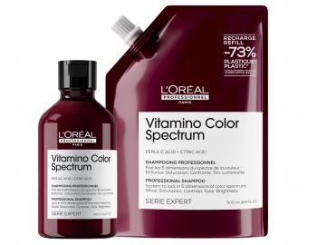 Szampon do w�os�w farbowanych Lor�al Professionnel Serie Expert Vitamino Color Spectrum - 300 ml + zapas 500 ml