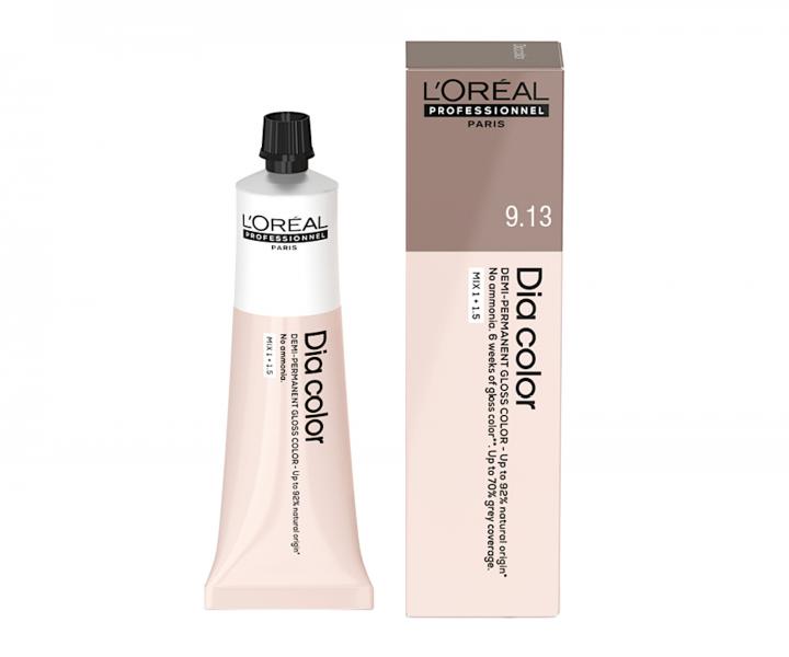 Farba do wosw Loral Professionnel Dia color 60 ml - 9.13 bardzo jasny blond popielato-zocisty