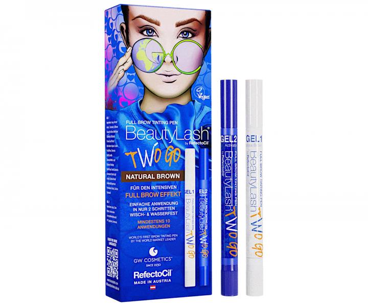 Piro koloryzujce do brwi RefectoCil BeautyLash Two Go Natural Brown - naturalny brz