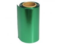 Profesjonalna folia fryzjerska aluminiowa Sibel - 15 mikronw - 100 m - zielona