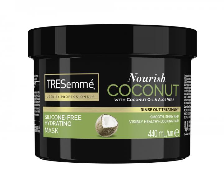 Maska nawil�aj�ca do w�os�w Tresemm� Nourish Coconut Silicone-Free Hydrating Mask - 440 ml