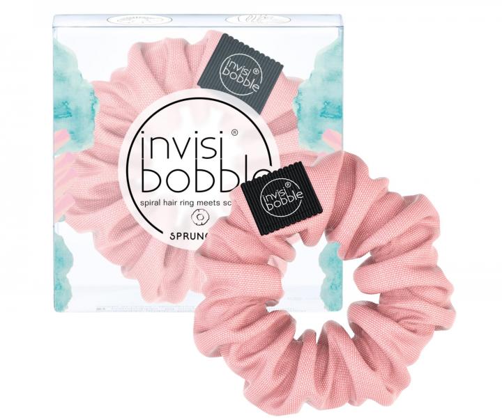 Ozdobna gumka spiralka Invisibobble Sprunchie No Morals, But Corals - rowa