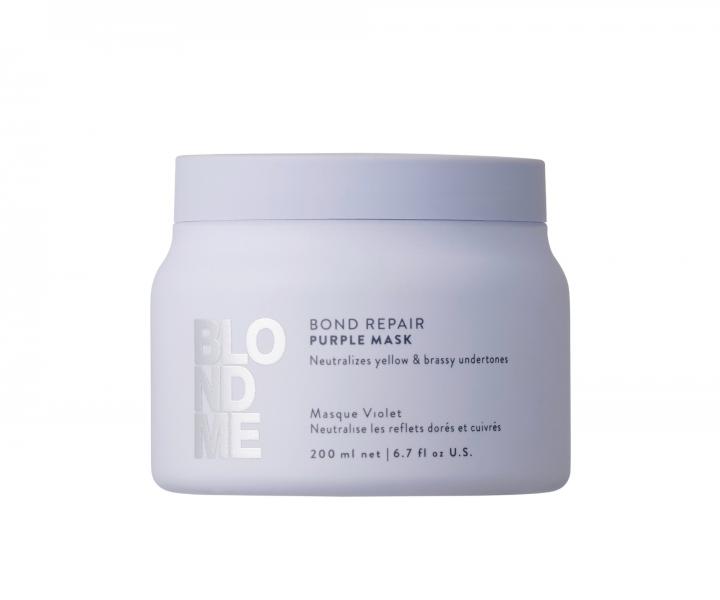 Maska neutralizujca i wzmacniajca do wosw blond Schwarzkopf BlondMe Bond Repair Purple Mask - 200 ml