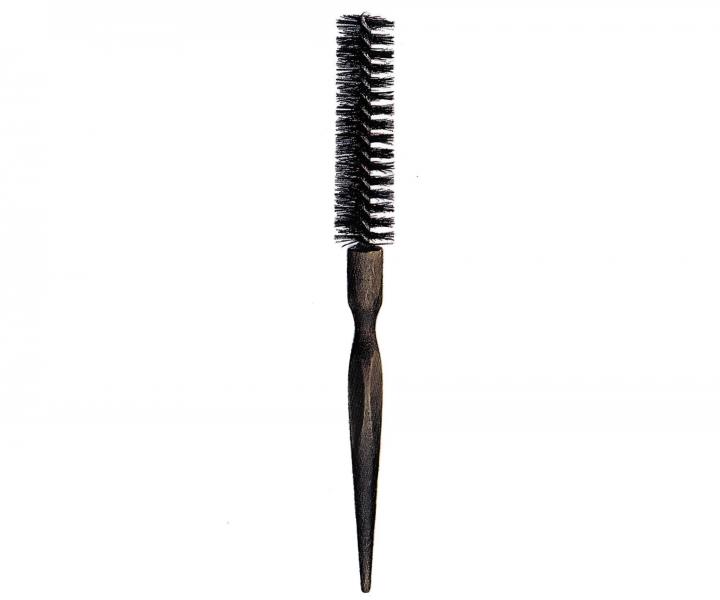 Drewniana okr�g�a szczotka z naturalnym w�osiem Keller 038 03 45 - 21 mm