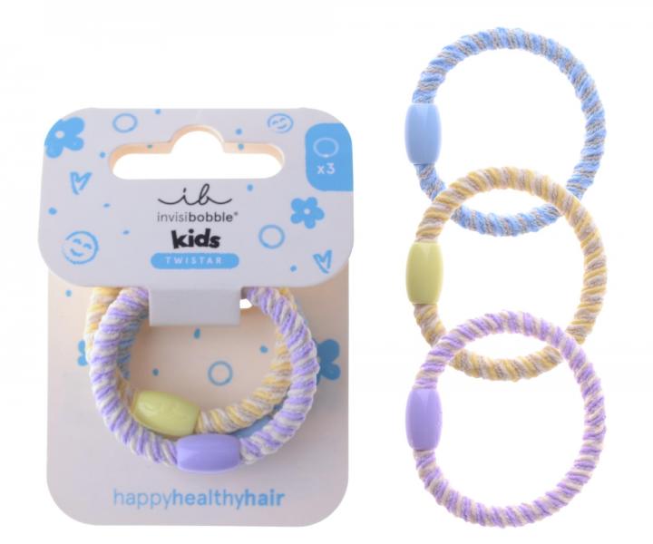 Zestaw ozdobnych gumek do w�os�w Invisibobble Kids Twistar Dreamy Braids - 3 szt.