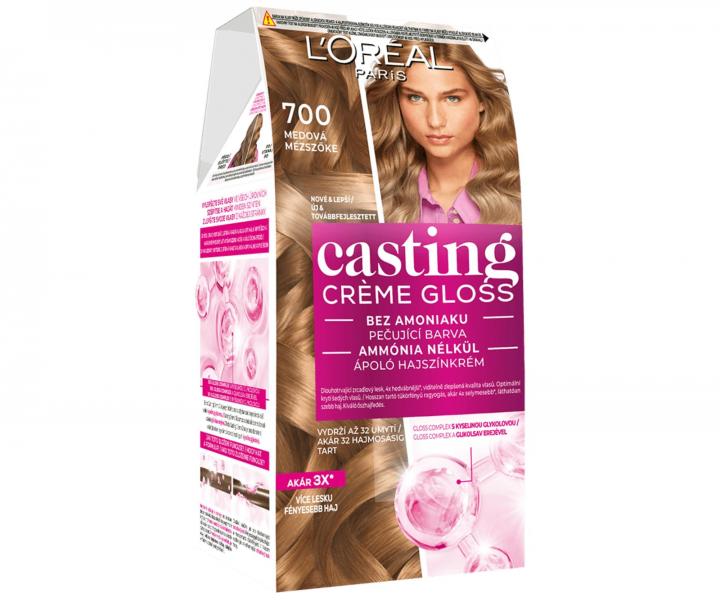 Farba do wosw bez amoniaku Loral Casting Crme Gloss - 700 blond