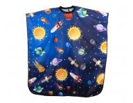 Peleryna fryzjerska dzieci�ca Duko - kosmos