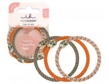 Zestaw ozdobnych gumek do w�os�w Invisibobble Twistar Orange Affaire - 3 szt.