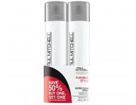 Zestaw lakierw rednio utrwalajcych Paul Mitchell Flexible Style Super Clean Spray - 300 ml - 1+1 gratis