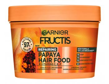 Maska regenerujca do wosw zniszczonych Garnier Fructis Papaya Hair Food 3 Usages Mask - 400 ml