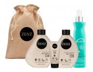 Zestaw upominkowy nadajcy objto wosom cienkim i normalnym Zenz Sweet Sense + odywka Malibu C gratis