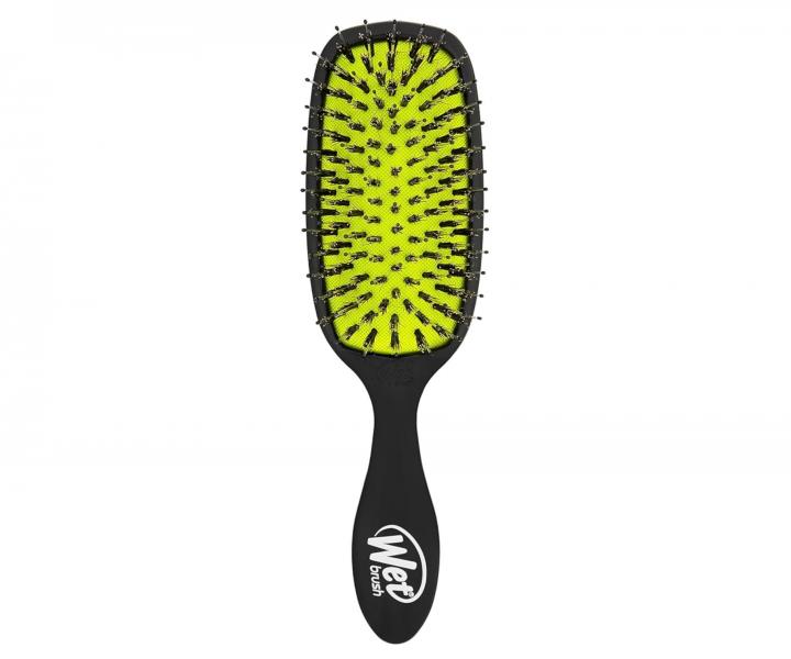 Szczotka do rozczesywania wosw z wosia dzika i nylonu Wet Brush Shine Enhancer - czarna