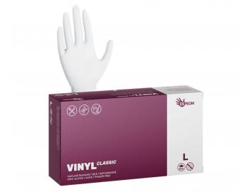 Rkawiczki winylowe Espeon Vinyl Classic - 100 szt - biae - bezpudrowe - L