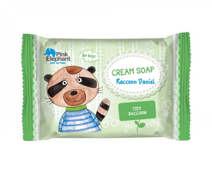 Myd�o dla dzieci w kostce Raccoon Pink Elephant - 90 g