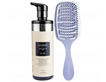 Semi-permanentna maska koloryzujca do wosw Klral Colorama 8.46 - 500 ml - jasny czekoladowy blond + szczotka gratis