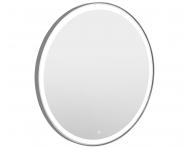 Okrge lustro z owietleniem LED Sibel Fleur Round LED Styling Unit - rama aluminiowa chromowana
