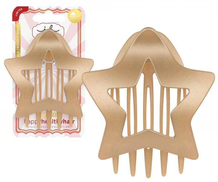 Klamra do w�os�w Invisibobble Clipstar Kaleidoscope Main Act - z�ota matowa