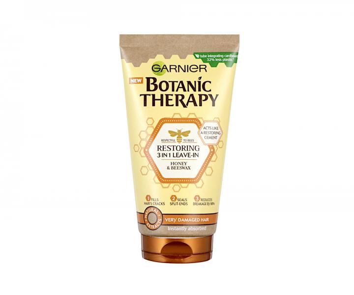 Krem regeneruj�cy bez sp�ukiwania Garnier Botanic Therapy Honey & Beeswax 3 In 1 Leave-In - 150 ml