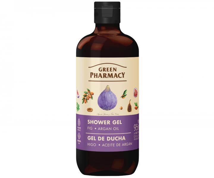 el pod prysznic z figami i olejkiem arganowym Green Pharmacy Shower Gel - 500 ml