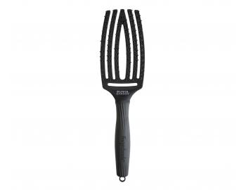 Szczotka Olivia Garden Fingerbrush Double Bristles M - czarna