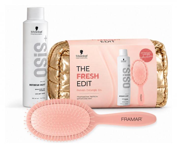 Zestaw nadaj�cy w�osom obj�to�� i u�atwiaj�cy rozczesywanie Schwarzkopf Professional The Fresh Edit + kosmetyczka gratis
