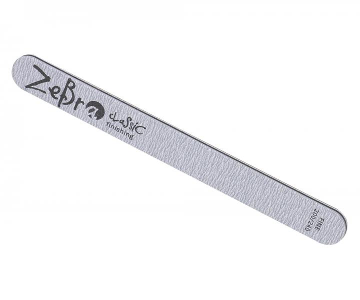 Dwustronny pilnik do paznokci Sibel Zebra Nail File 2-Way Finisher 200/240 - 10 szt.