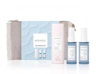 Zestaw podrny zwikszajcy objto wosw Kerasilk Volumizing Travel Set + kosmetyczka gratis
