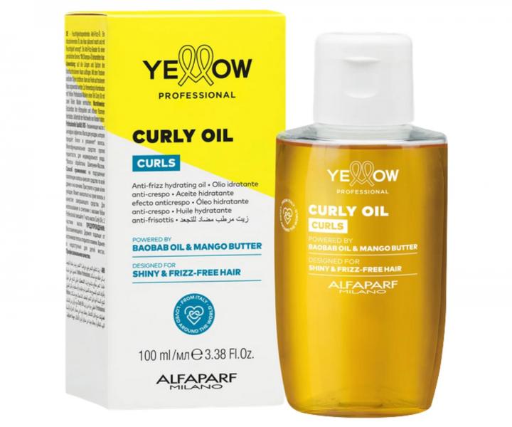 Seria do w�os�w falowanych, kr�conych i afro Yellow Professional Curls