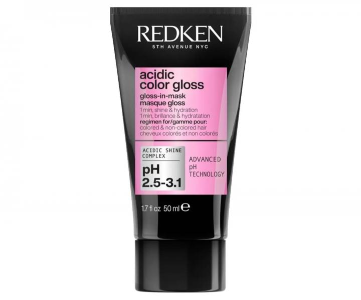 Maska rozja�niaj�ca i nawil�aj�ca do w�os�w farbowanych Redken Acidic Color Gloss Gloss-In-Mask - 50 ml