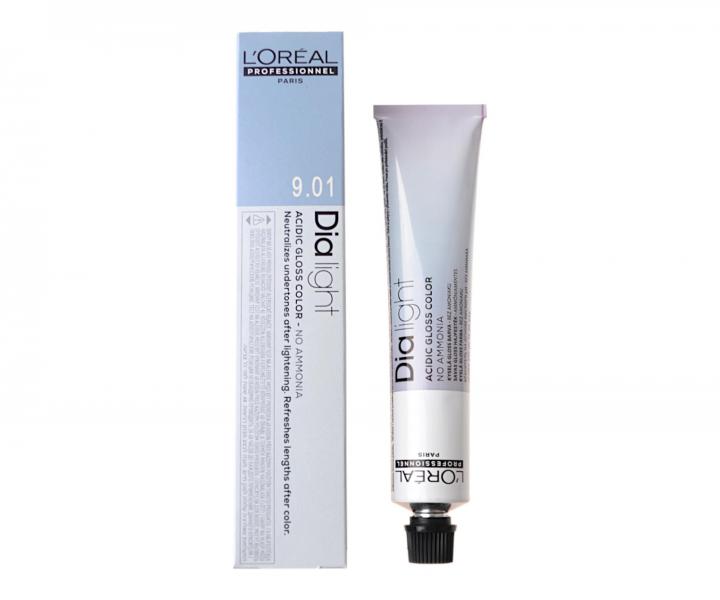 Farba do wosw ton w ton Loral Dialight 50 ml - 9.01 bardzo jasny blond naturalny popielaty
