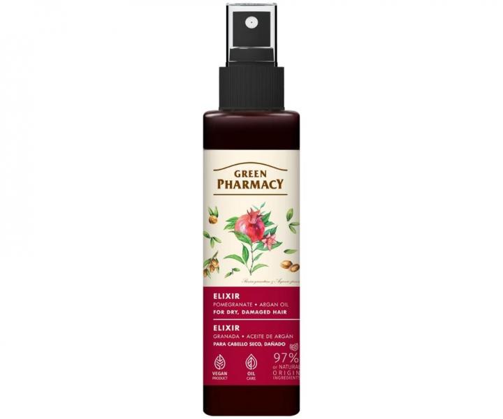 Spray bez sp�ukiwania do w�os�w suchych i zniszczonych Green Pharmacy Elixir - 150 ml