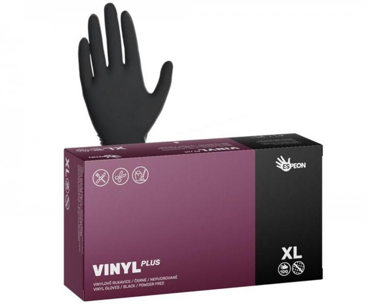 Rkawiczki winylowe Espeon Vinyl Plus - 100 szt - czarne