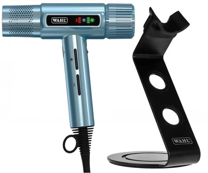 Profesjonalna suszarka do w�os�w Wahl Vanquish 4321-0472 LD190X - 1600 W - Cool Blue + stojak Wahl gratis