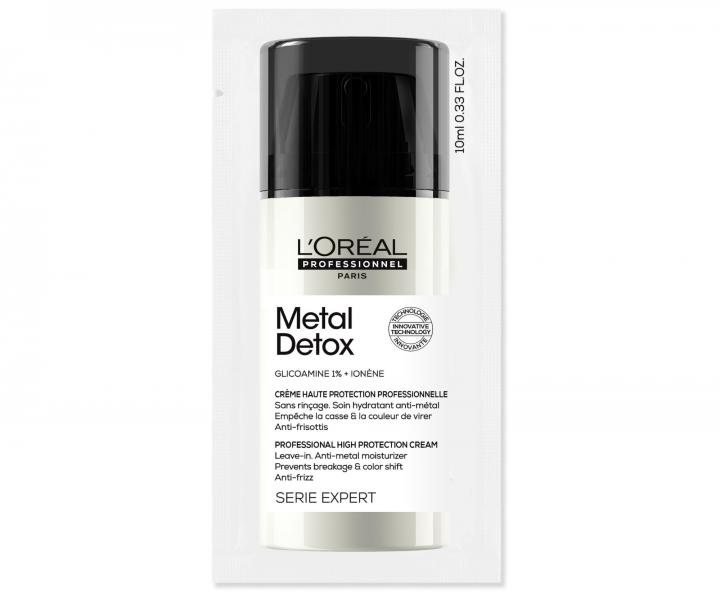 Krem do w�os�w farbowanych i zniszczonych Lor�al Professionnel Serie Expert Metal Detox - 10 ml (bonus)