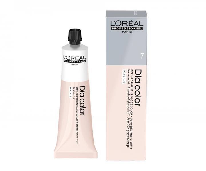 Farba do wosw ton w ton Loral Professionnel Dia color 60 ml - 7 blond
